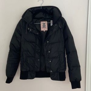 Juicy Couture Black Puffer Jacket